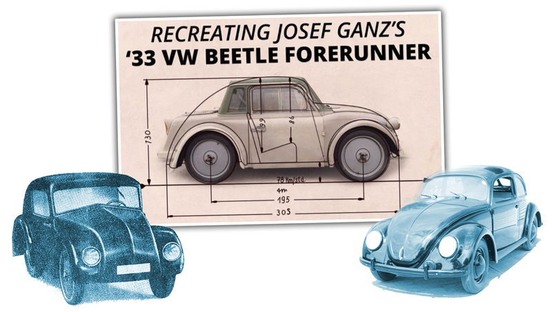 Illustration for article titled The 1933 Proto-Beetle Designed by a German Jew Who Was Erased From History Has Been Restored